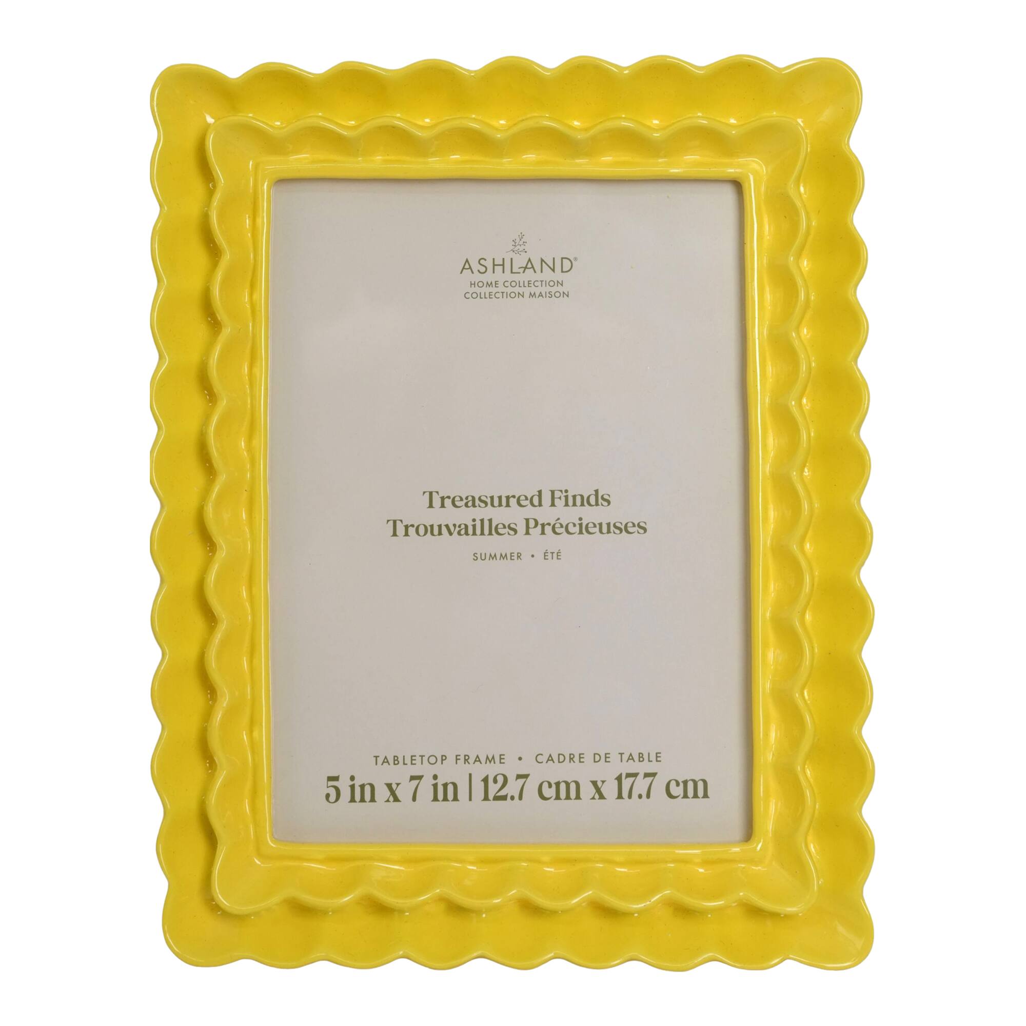 5" x 7" Yellow Ruffle Tabletop Frame, Treasured Finds by Ashland®
